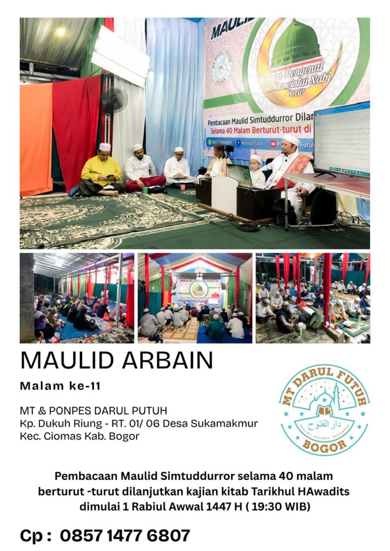 Maulid Arbain 1447H Malam Ke 11